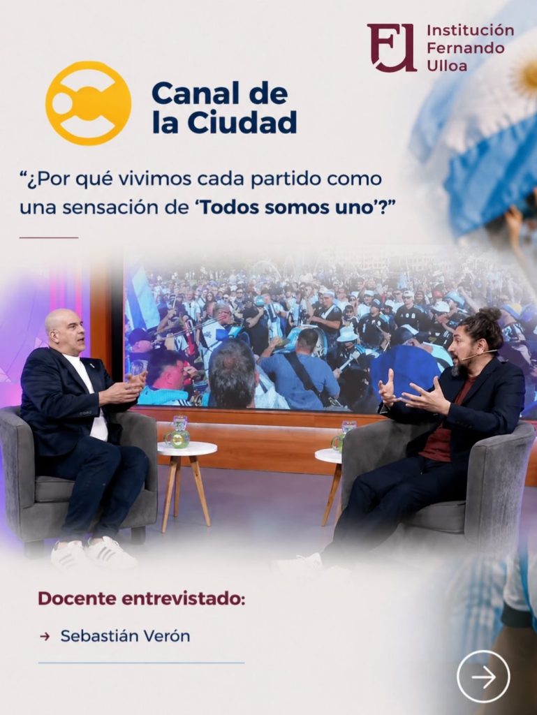 Selección Argentina de Fútbol y Psicología – Lic. Sebastián Verón – «El Canal de la Ciudad»