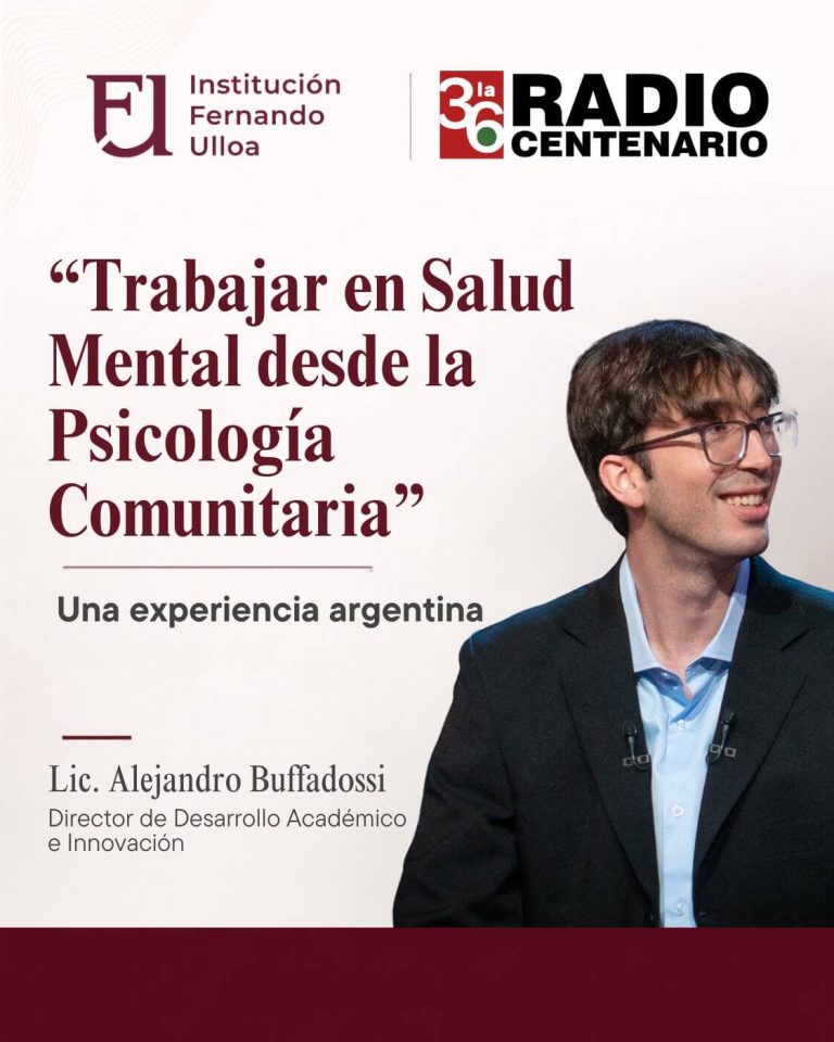 Trabajar en Salud Mental desde la Psicología Comunitaria: una experiencia argentina – Lic. Alejandro Buffadossi  – «Radio 36, Uruguay»